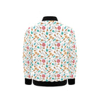 Ukulele Kids Bomber Jacket Kids Bomber Jacket Music Printed Offshore