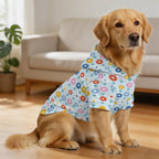 Abstract Cute Flowers Pet Hoodie (Large Size)