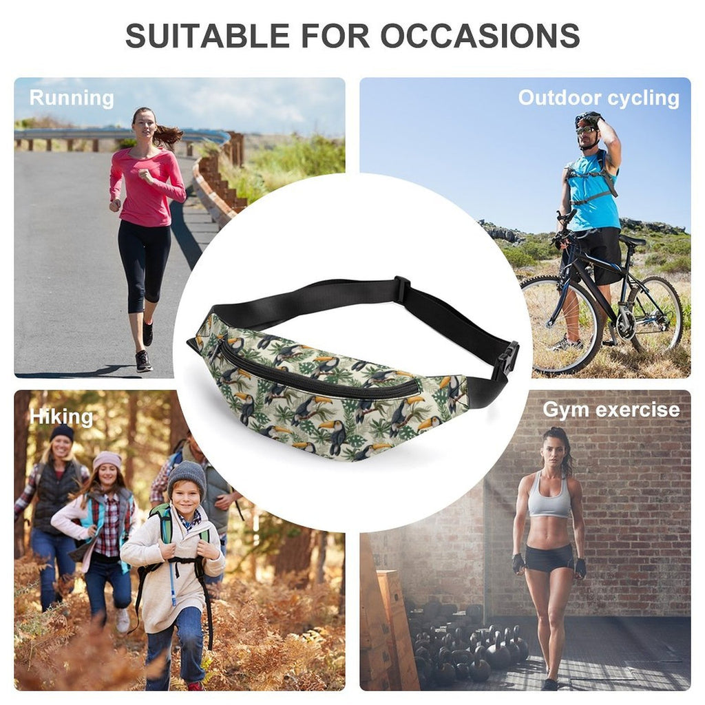 Toucan Jungle - Bum Bag / Fanny Pack