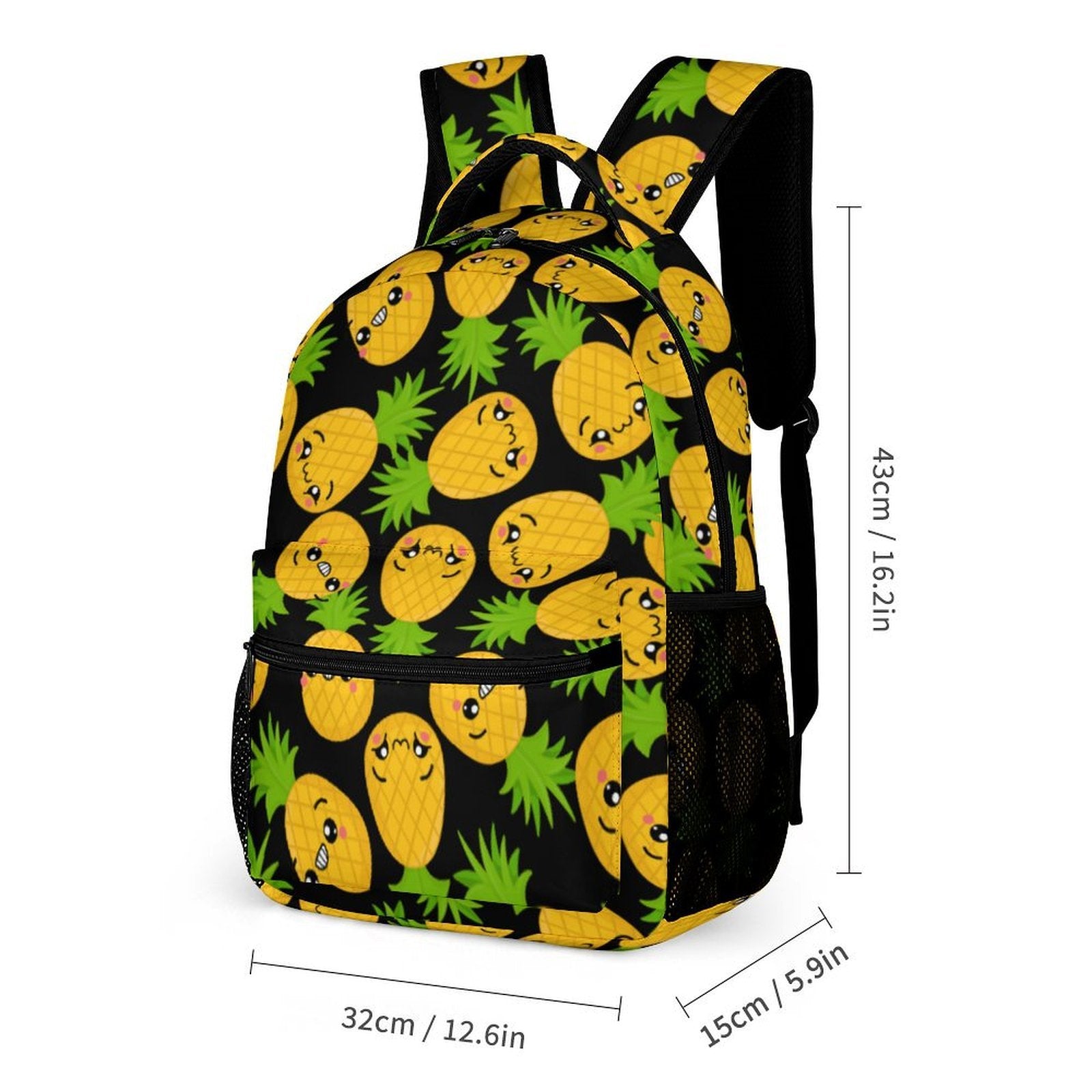 Cool Pineapples Backpack, Lunch Bag & Pencil Case Set