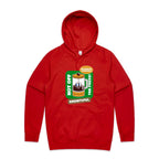 Brewtiful, Coffee Press - Mens Hoodie Red Mens Hoodie Coffee Printed In Australia