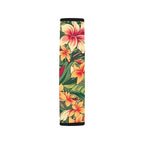 Vintage Hawaiian Floral Car Seat Belt Cover 7''x10'' (Pack of 2) Car Seat Belt Cover 7x10 (Pack of 2) Plants Printed Offshore