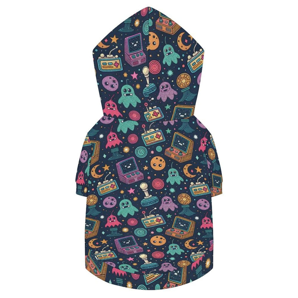 Space Arcade Pet Hoodie (Small Size)