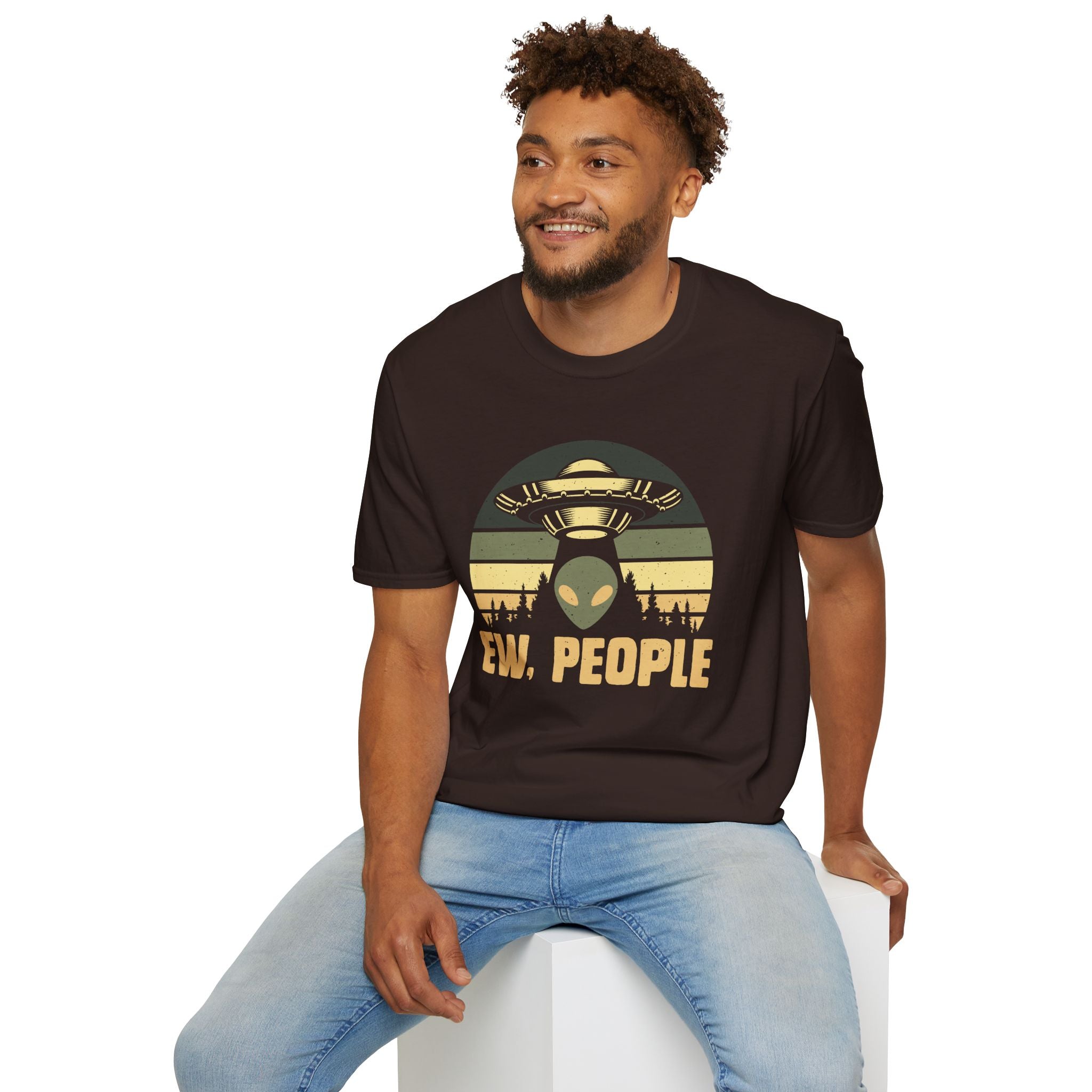 Ew People Alien UFO Unisex T-Shirt