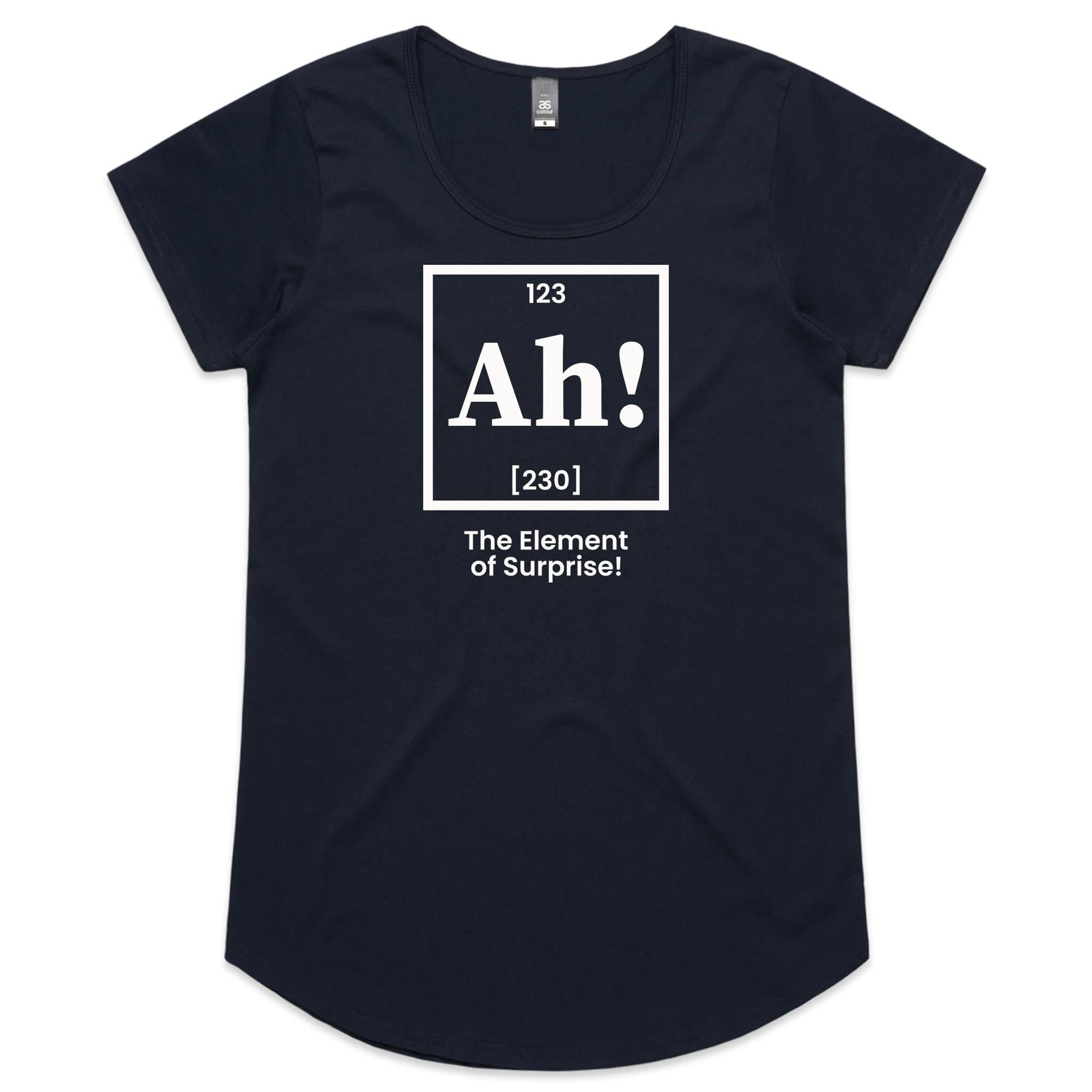 Ah! The Element Of Surprise Women's AS Colour Scoop Neck T-Shirt
