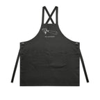 Stay Grounded, Coffee Portafilter AS Colour Carrie Apron Coal One Size Apron Coffee Printed In Australia