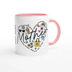 Personalised - Mother Heart Mug - 11oz Ceramic Mug Personalised 11oz Mug customise Globally Fulfilled Mum personalise