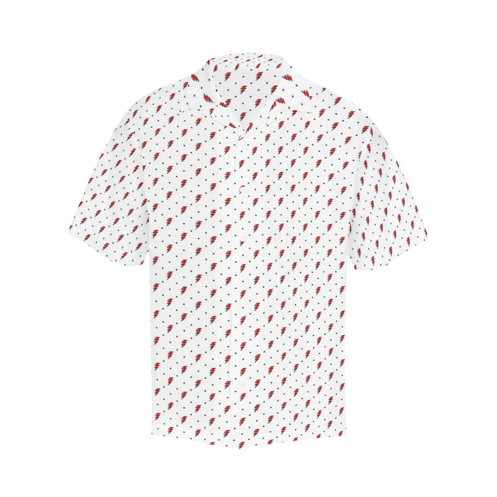 Red Lightning - Mens Hawaiian Shirt