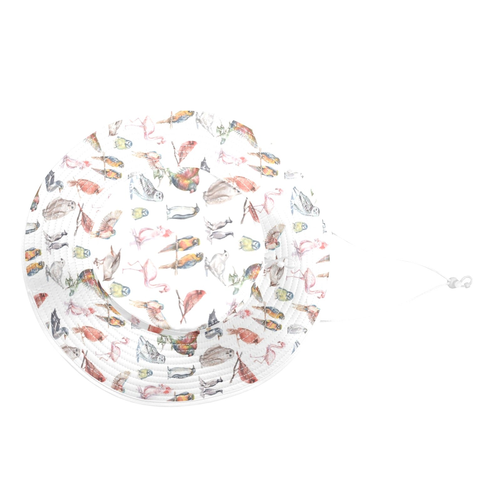 Birds Of A Feather Wide Brim Bucket Hat Wide Brim Bucket Hat Birds Printed Offshore