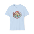 Turning 50 1976 Classic Unisex Softstyle T-Shirt Light Blue Unisex Adult T-shirt Australian Printer Birthday Retro