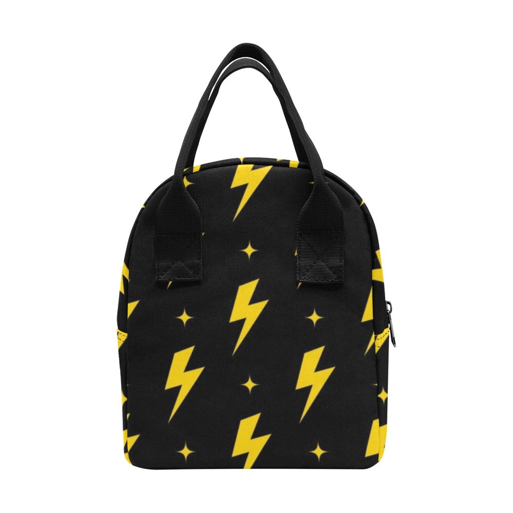 Yellow Lightning - Zipper Lunch Bag Zipper Lunch Bag Printed Offshore