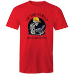 I'm The Family Tech Support - Mens T-Shirt Red Mens T-shirt Printed In Australia Tech