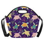 Turtles - Neoprene Lunch Bag Neoprene Lunch Bag Printed Offshore