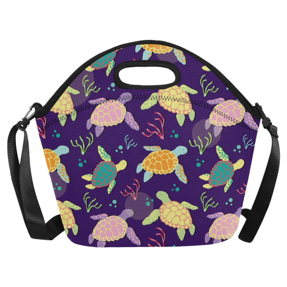 Turtles - Neoprene Lunch Bag Neoprene Lunch Bag Printed Offshore