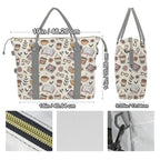 Books And Coffee Duffle Bag-Simple (Model 1715) Duffle Bag-Simple (1715)
