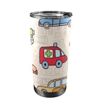 Kids Cars - 20oz Mobile Tumbler with Lid (Black Lock) One Size 20oz Travel Mug Printed Offshore