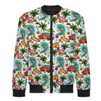 Surfing Safari Men's Casual Zip‑Up Bomber Jacket