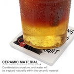 I'm Not Arguing, I'm Just Explaining Why I'm Right, Cat - Ceramic Coasters (Square) Ceramic Coasters animal Printed Offshore