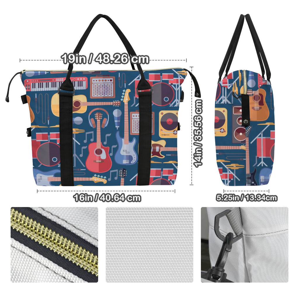 Music Instruments Duffle Bag-Simple (Model 1715) Duffle Bag-Simple (1715)