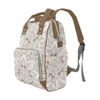 Natural Floral - Multi-Function Backpack, Nappy / Diaper Bag