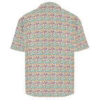 Butterfly Floral Men's Crinkle Hawaiian Shirt