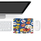 Blue Comic Book Leather Mouse Pad Leather Mouse Pad comic Printed Offshore