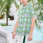 Summer Surf Senior Kids Hawaiian Shirt