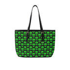 Aliens - Leather Tote Bag-Large