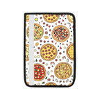 Round Pizzas On White Car Seat Belt Cover 7''x10'' (Pack of 2) Car Seat Belt Cover 7x10 (Pack of 2) Food Printed Offshore