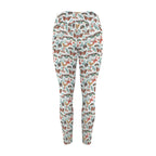 Pretty Moths And Butterflies Women's High Waist Pockets Yoga Leggings Women's High Waist Pockets Yoga Leggings animal Printed Offshore