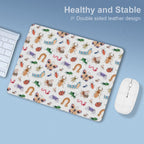 Cute Little Bugs Leather Mouse Pad Leather Mouse Pad animal Printed Offshore