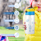 Blue Space - Little Kids Water Bottle Little Kids Water Bottle Printed Offshore Space