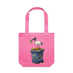 Bin Chicken Australian Ibis Canvas Tote Bag