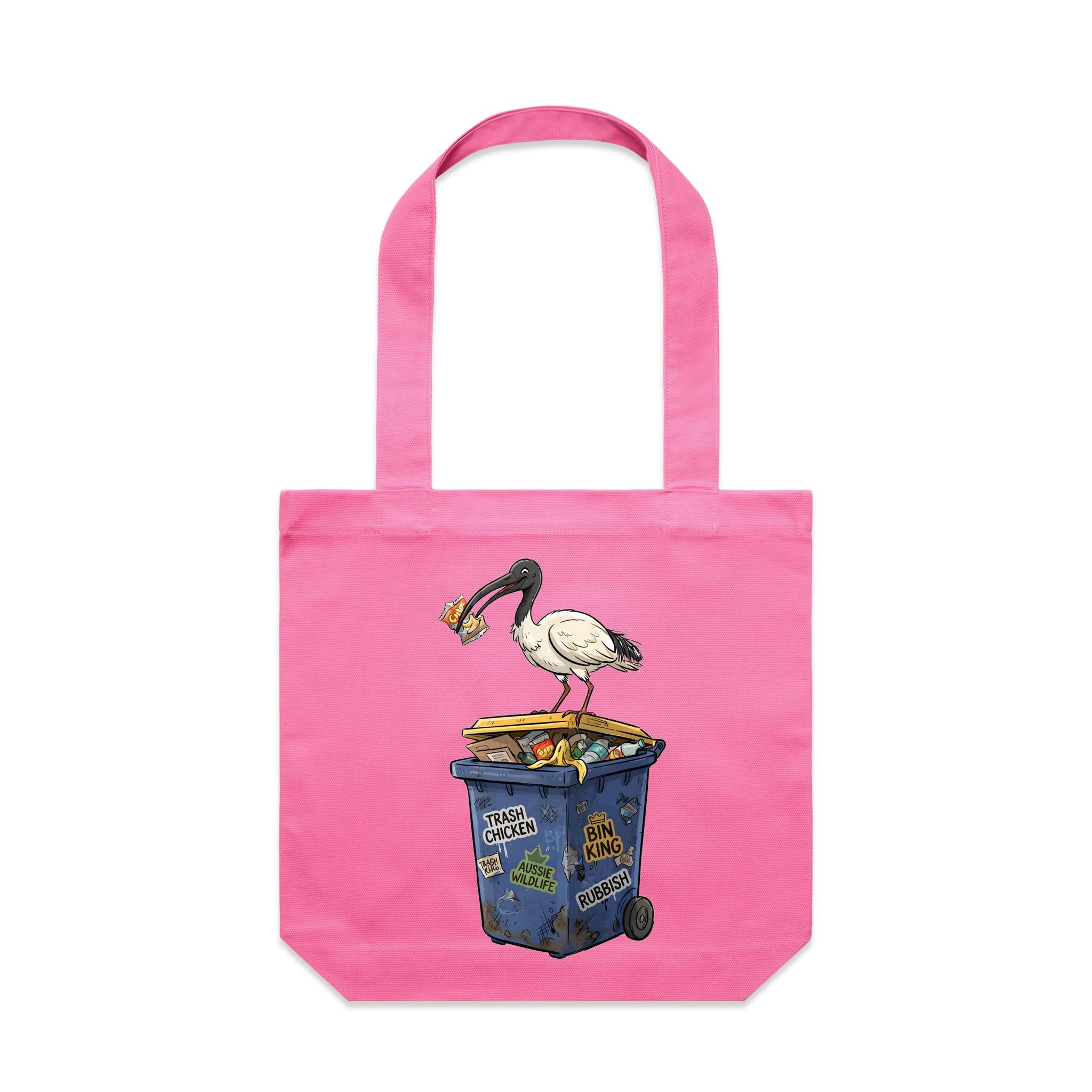 Bin Chicken Australian Ibis Canvas Tote Bag