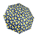Rubber Ducks On Dark Umbrella