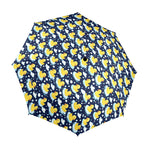Rubber Ducks On Dark Umbrella