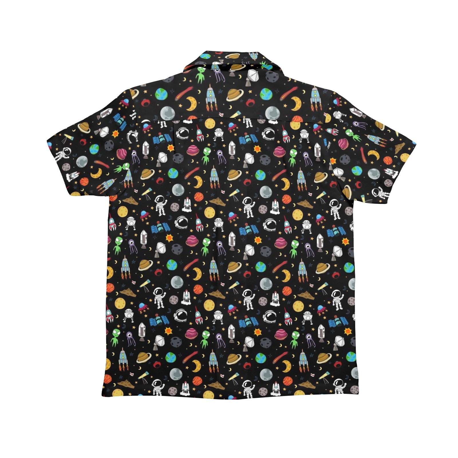 Fun Space Senior Kids Hawaiian Shirt
