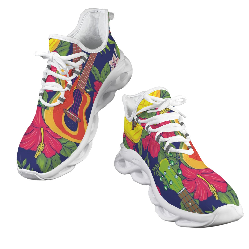 Tropical Ukulele Men's Twisted Sole Sneakers