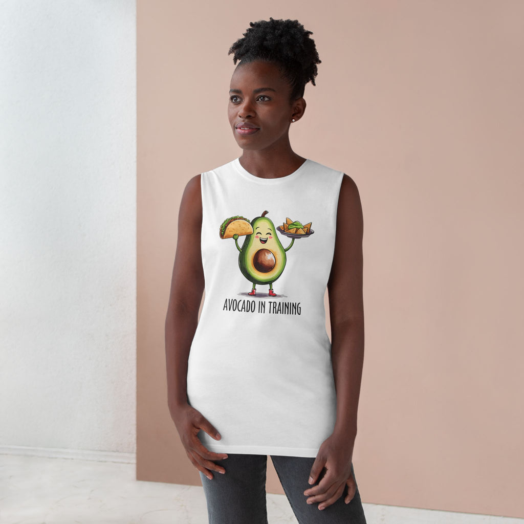 Avocado In Training - Unisex Barnard Tank