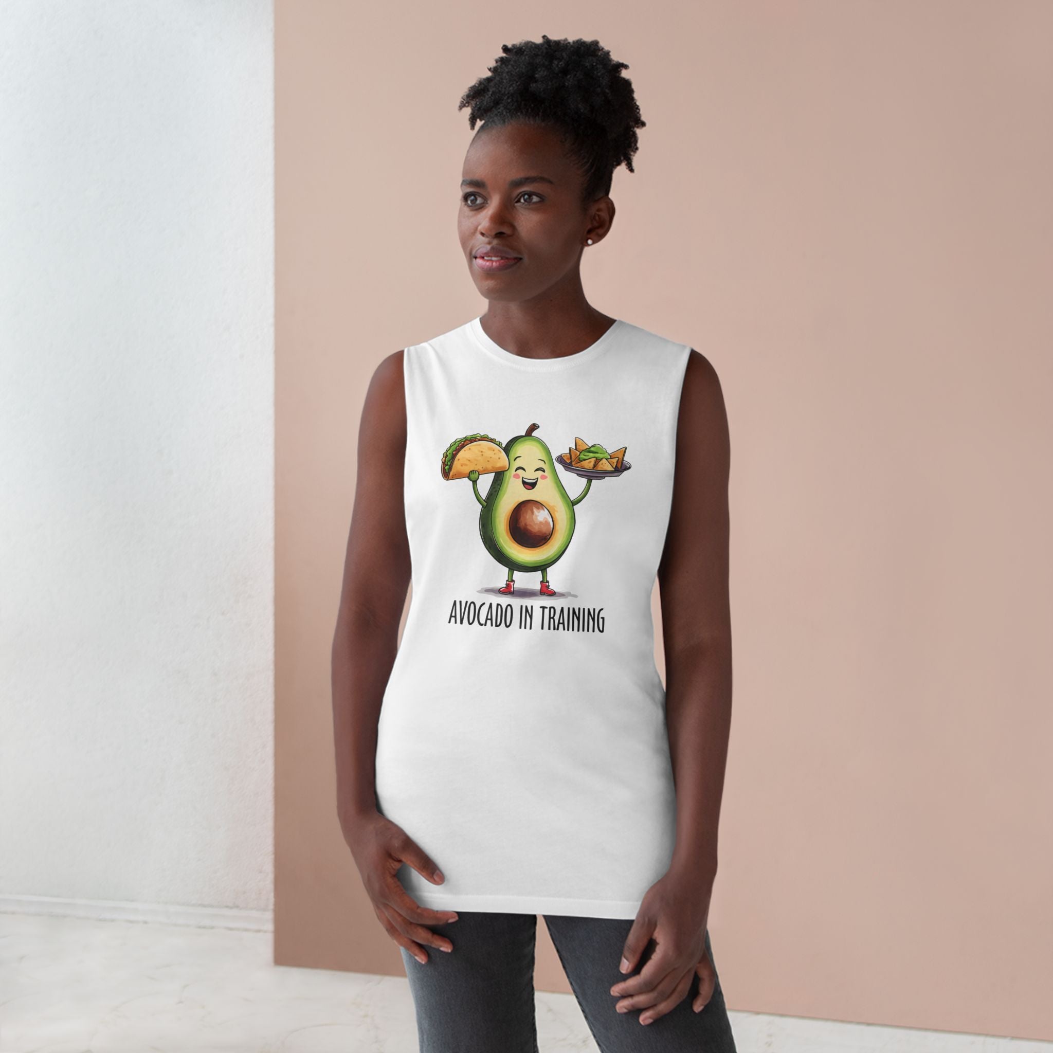 Avocado In Training - Unisex Barnard Tank