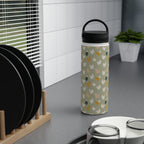 Chicken Life Stainless Steel Water Bottle, Handle Lid Stainless Steel Water Bottle With Handle Lid animal Globally Fulfilled