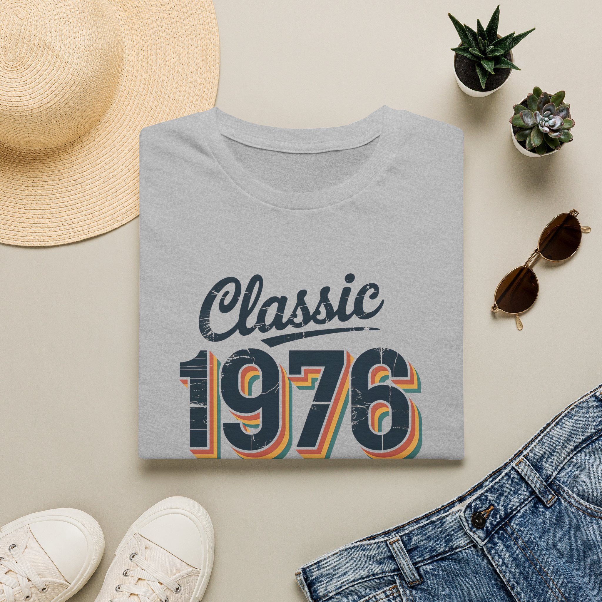 Turning 50, Classic 1976 Unisex Softstyle T-Shirt T-Shirt Australian Printer Birthday