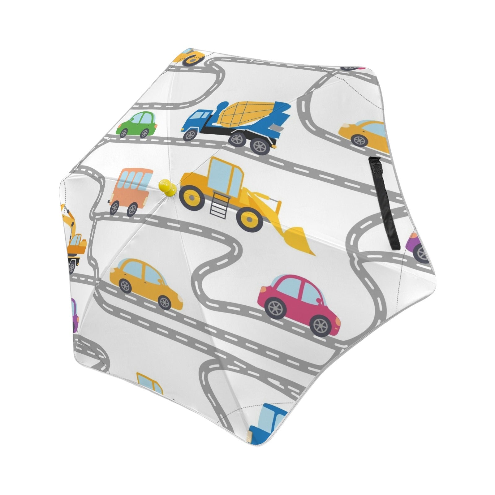 On The Road Kids Safe Round Corner Umbrella One Size Kids Safe Round Corner Umbrella Printed Offshore