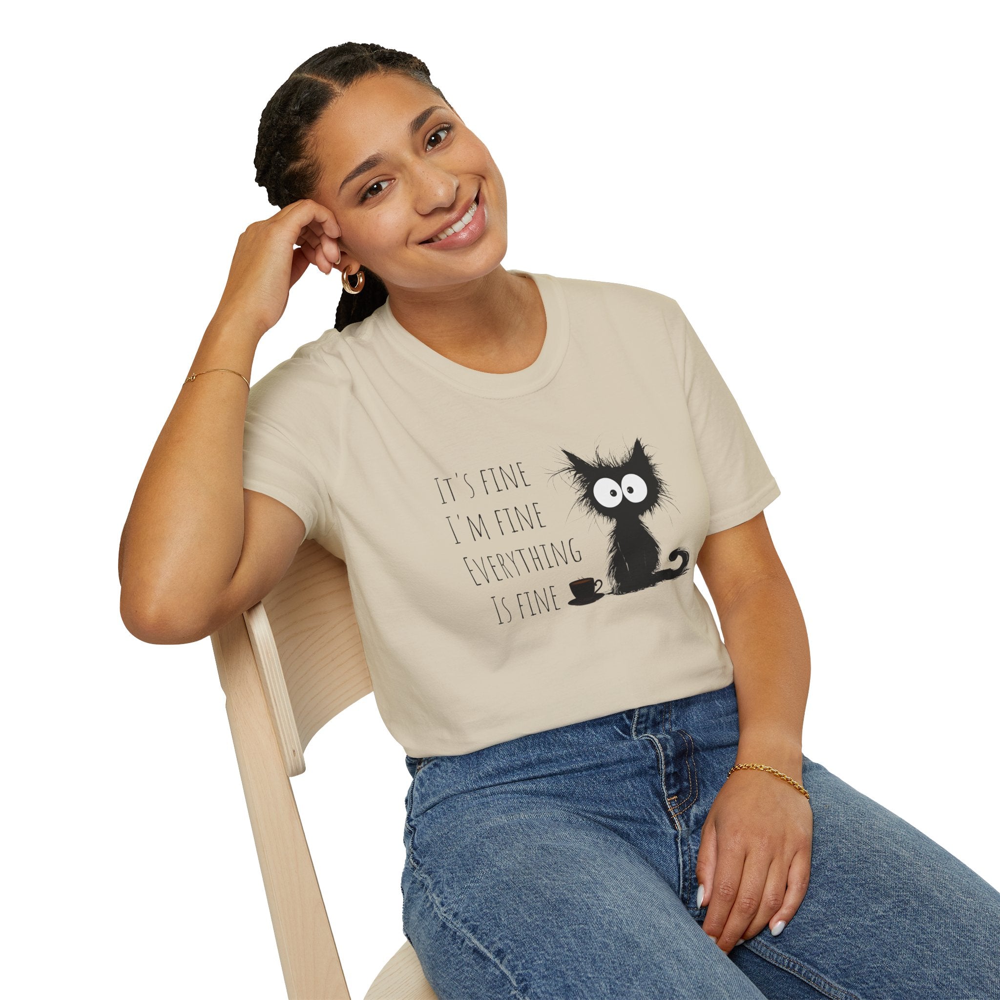It's Fine, I'm Fine, Everything Is Fine - Unisex Softstyle T-Shirt