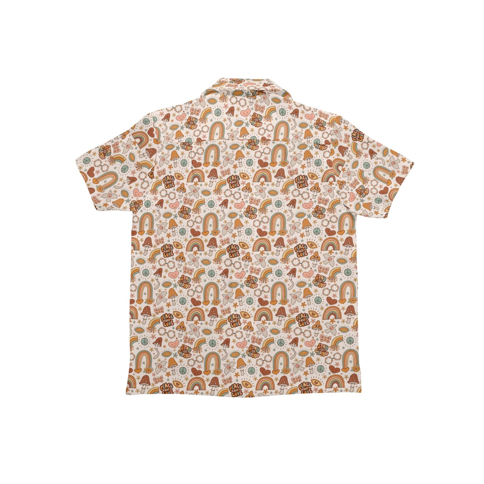 Peace And Love Junior Kids Hawaiian Shirt