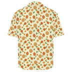 Graphic Floral Men's Crinkle Hawaiian Shirt