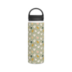 Chicken Life Stainless Steel Water Bottle, Handle Lid Stainless Steel Water Bottle With Handle Lid animal Globally Fulfilled
