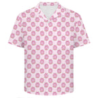 Cat Doughnuts Men's Crinkle Hawaiian Shirt