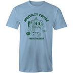 Specialty Coffee - Mens T-Shirt Carolina Blue Mens T-shirt Coffee Printed In Australia