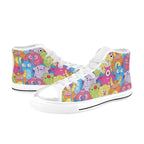 Cute Monsters - Kids High Top Canvas Shoes